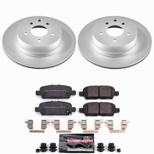 Infiniti EX35 Brake Kit - Rear - PowerStop - Z23 Coated - `09-`12