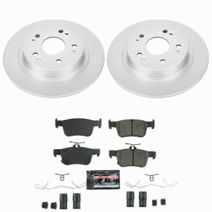 Honda Accord Brake Kit - Rear - PowerStop - Z23 Coated - `18-`25 Honda Accord Brake Kit - Rear - PowerStop - Z23 Coated - `18-`25