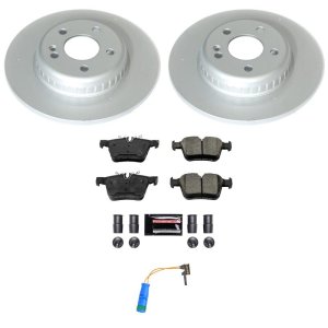 Mercedes-Benz C300 Brake Kit - Rear - PowerStop - Z23 Coated - `17-`18 Mercedes-Benz C300 Brake Kit - Rear - PowerStop - Z23 Coated - `17-`18
