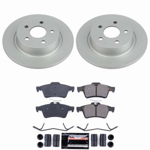 Ford Transit Connect Brake Kit - Rear - PowerStop - Z23 Evolution Coated - `18-`23 Ford Transit Connect Brake Kit - Rear - PowerStop - Z23 Evolution Coated - `18-`23