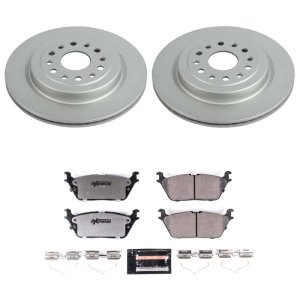 Ram 1500 Brake Kit - Rear - PowerStop - Z36 Coated Truck & Tow - `19-`25