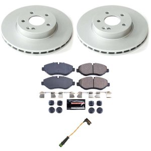 Mercedes-Benz Metris Brake Kit - Front - PowerStop - Z23 Coated - `16-`23 Mercedes-Benz Metris Brake Kit - Front - PowerStop - Z23 Coated - `16-`23