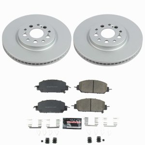 Honda Clarity Brake Kit - Front - PowerStop - Z23 Coated - `17-`21 Honda Clarity Brake Kit - Front - PowerStop - Z23 Coated - `17-`21