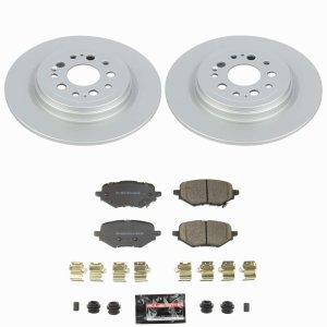 Honda Clarity Brake Kit - Rear - PowerStop - Z23 Coated - `17-`21 Honda Clarity Brake Kit - Rear - PowerStop - Z23 Coated - `17-`21