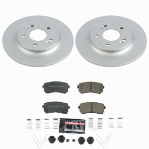 Hyundai Kona Brake Kit - Rear - PowerStop - Z23 Coated - `18-`23 Hyundai Kona Brake Kit - Rear - PowerStop - Z23 Coated - `18-`23