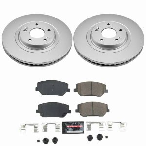 Hyundai Santa Fe Brake Kit - Front - PowerStop - Z23 Coated - `19-`20 Hyundai Santa Fe Brake Kit - Front - PowerStop - Z23 Coated - `19-`20
