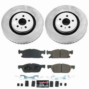 Ford Edge Brake Kit - Front - PowerStop - Z23 Coated - `19-`21