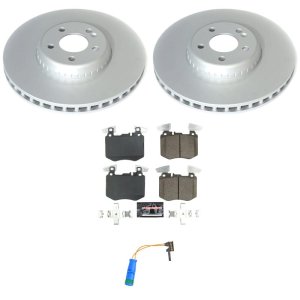 Mercedes-Benz GLC300 Brake Kit - Front - PowerStop - Z23 Coated - `19-`23 Mercedes-Benz GLC300 Brake Kit - Front - PowerStop - Z23 Coated - `19-`23