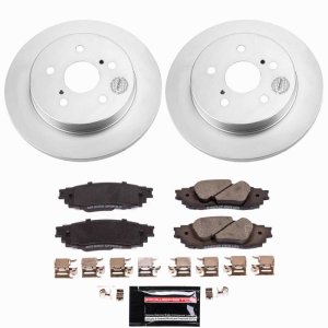 Lexus ES250 Brake Kit - Rear - PowerStop - Z23 Coated - `21-`25 Lexus ES250 Brake Kit - Rear - PowerStop - Z23 Coated - `21-`25
