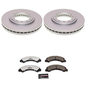 Chevrolet LCF 3500 Brake Kit - Front - PowerStop - Z36 Coated Truck & Tow - `16-`23