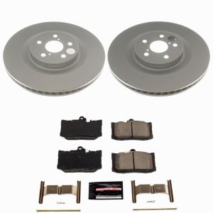 Lexus GS200t Brake Kit - Front - PowerStop - Z23 Evolution Coated - `16-`17 Lexus GS200t Brake Kit - Front - PowerStop - Z23 Evolution Coated - `16-`17