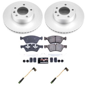 Mercedes-Benz G55 AMG Brake Kit - Front - PowerStop - Z23 Evolution Coated Rotors + Pads - `05-`10 Mercedes-Benz G55 AMG Brake Kit - Front - PowerStop - Z23 Evolution Coated Rotors + Pads - `05-`10