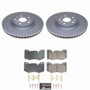Chevrolet Corvette Brake Kit - Front - PowerStop - Z23 Coated - `20-`25