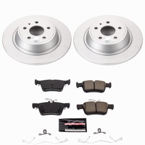 Ford Fusion Brake Kit - Rear - PowerStop - Z23 Coated - `17-`20 Ford Fusion Brake Kit - Rear - PowerStop - Z23 Coated - `17-`20