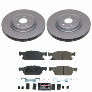 Ford Edge Brake Kit - Front - PowerStop - Z23 Evolution Coated - `19-`24