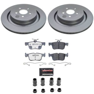 Ford Edge Brake Kit - Rear - PowerStop - Z36 Coated Truck & Tow - `19-`24