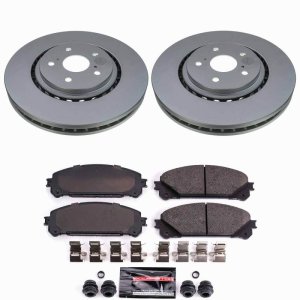 Toyota RAV4 Brake Kit - Front - PowerStop - Z23 Evolution Coated - 2025+