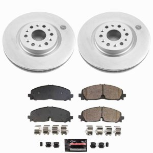 Buick Enclave Brake Kit - Front - PowerStop - Z23 Coated - 2020 Buick Enclave Brake Kit - Front - PowerStop - Z23 Coated - 2020