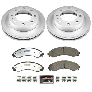 Chevrolet Express 2500 Brake Kit - Front - PowerStop - Z36 Coated Truck & Tow - `21-`23