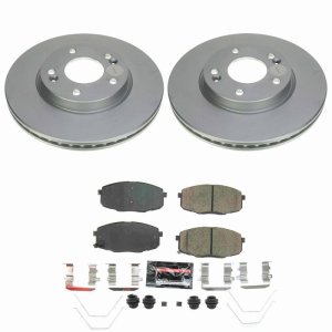 Kia Forte Brake Kit - Front - PowerStop - Z23 Evolution Coated - `19-`24 Kia Forte Brake Kit - Front - PowerStop - Z23 Evolution Coated - `19-`24