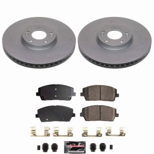 Hyundai Palisade Brake Kit - Front - PowerStop - Z23 Coated - `20-`25 Hyundai Palisade Brake Kit - Front - PowerStop - Z23 Coated - `20-`25