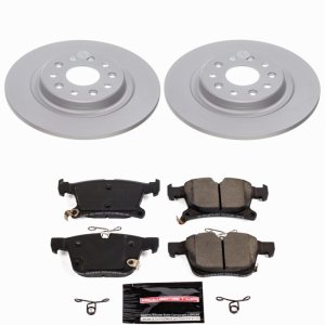 Chrysler Pacifica Brake Kit - Rear - PowerStop - Z23 Coated - `20-`25