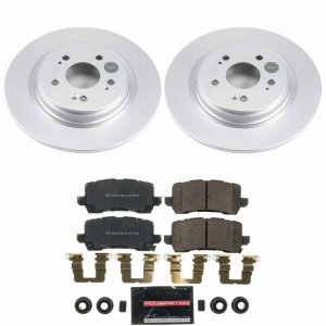Honda Odyssey Brake Kit - Rear - PowerStop - Z23 Coated - `21-`25 Honda Odyssey Brake Kit - Rear - PowerStop - Z23 Coated - `21-`25