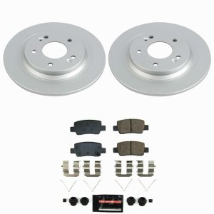 Kia Seltos Brake Kit - Rear - PowerStop - Z23 Coated - `21-`25 Kia Seltos Brake Kit - Rear - PowerStop - Z23 Coated - `21-`25