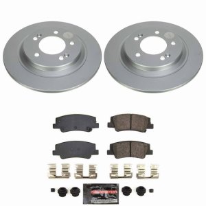 Hyundai Sonata Brake Kit - Rear - PowerStop - Z23 Evolution Coated - `20-`26 Hyundai Sonata Brake Kit - Rear - PowerStop - Z23 Evolution Coated - `20-`26