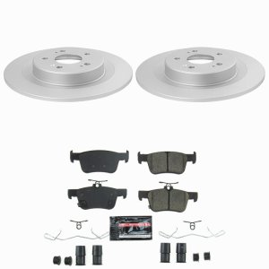 Acura TLX Brake Kit - Rear - PowerStop - Z23 Evolution Coated - `21-`25 Acura TLX Brake Kit - Rear - PowerStop - Z23 Evolution Coated - `21-`25