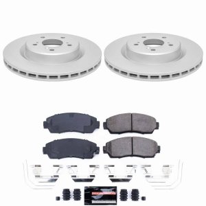 Acura TLX Brake Kit - Front - PowerStop - Z23 Coated - `21-`25 Acura TLX Brake Kit - Front - PowerStop - Z23 Coated - `21-`25