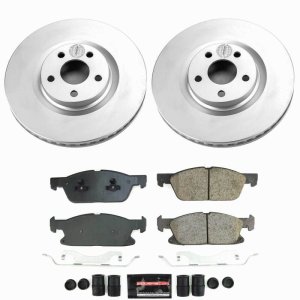 Lincoln Continental Brake Kit - Front - PowerStop - Z23 Coated - `17-`20