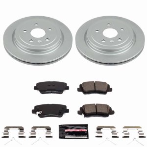 Cadillac CTS Brake Kit - Rear - PowerStop - Z23 Coated - 2019
