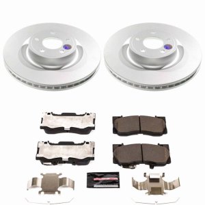 Ford Mustang Brake Kit - Front - PowerStop - Z23 Coated - `21-`23 Ford Mustang Brake Kit - Front - PowerStop - Z23 Coated - `21-`23
