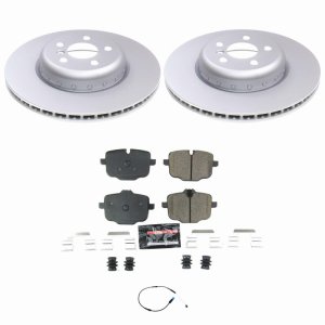 BMW X4 Brake Kit - Rear - PowerStop - Z23 Coated Rotors + Pads - `19-`25