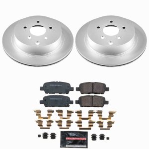 Infiniti FX35 Brake Kit - Rear - PowerStop - Z23 Coated - 2009