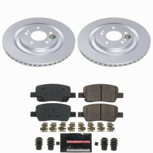 Hyundai Santa Fe Brake Kit - Rear - PowerStop - Z23 Coated - `21-`23 Hyundai Santa Fe Brake Kit - Rear - PowerStop - Z23 Coated - `21-`23