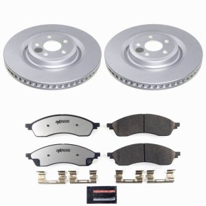 Ford Edge Brake Kit - Front - PowerStop - Z36 Coated Truck & Tow - `21-`24