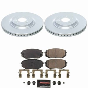 Hyundai Sonata Brake Kit - Front - PowerStop - Z23 Coated - `21-`25 Hyundai Sonata Brake Kit - Front - PowerStop - Z23 Coated - `21-`25