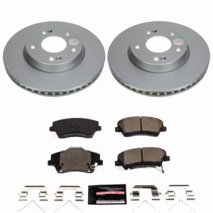 Kia Niro Brake Kit - Front - PowerStop - Z23 Coated - `23-`24 Kia Niro Brake Kit - Front - PowerStop - Z23 Coated - `23-`24