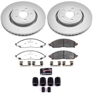 Jeep Grand Cherokee Brake Kit - Front - PowerStop - Z36 Coated Truck & Tow - `22-`24