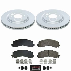 Ford F-150 Lightning Brake Kit - Front - PowerStop - Z23 Coated - `22-`26