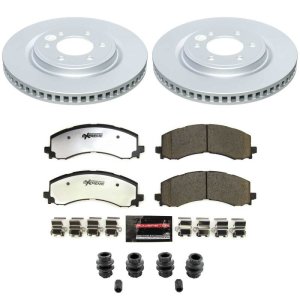 Ford F-150 Lightning Brake Kit - Front - PowerStop - Z36 Coated Truck & Tow - `22-`26