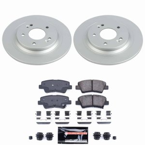 Hyundai Kona Brake Kit - Rear - PowerStop - Z23 Coated - `22-`23 Hyundai Kona Brake Kit - Rear - PowerStop - Z23 Coated - `22-`23