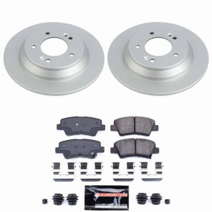 Hyundai Kona Brake Kit - Rear - PowerStop - Z23 Coated - `22-`23 Hyundai Kona Brake Kit - Rear - PowerStop - Z23 Coated - `22-`23