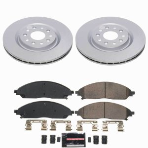 Chrysler Pacifica Brake Kit - Front - PowerStop - Z23 Coated - `20-`25