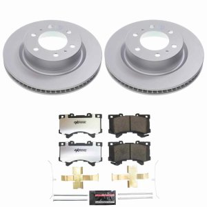 Toyota Tacoma Brake Kit - Front - PowerStop - Z36 Coated Truck & Tow - `24-`25