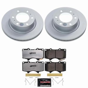 Toyota Tacoma Brake Kit - Front - PowerStop - Z36 Coated Truck & Tow - `24-`25