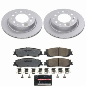 Toyota Tacoma Brake Kit - Rear - PowerStop - Z36 Coated Truck & Tow - `24-`25