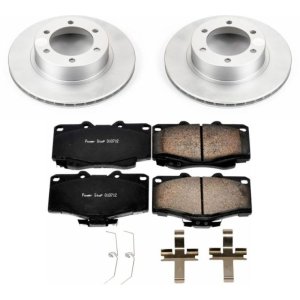 Toyota 4Runner Brake Kit - Front - PowerStop - Z17 Evolution Geomet Coated Rotors + Low-Dust Ceramic Pads - `95-`02 Toyota 4Runner Brake Kit - Front - PowerStop - Z17 Evolution Geomet Coated Rotors + Low-Dust Ceramic Pads - `95-`02